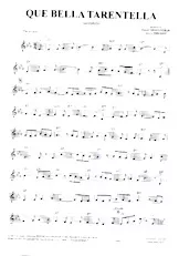 descargar la partitura para acordeón Que bella tarentella en formato PDF