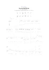télécharger la partition d'accordéon Summertime (from Porgy & Bess) (Interprète : Janis Joplin) au format PDF