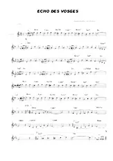 descargar la partitura para acordeón Echo des Vosges (Valse) en formato PDF