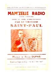 télécharger la partition d'accordéon Mam'zelle radio (Créée par : Saint-Paul) (Valse Fantaisie) au format PDF