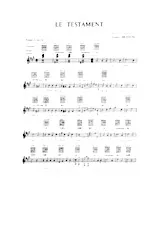 download the accordion score Le Testament (Marche) in PDF format