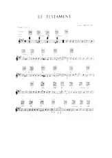 descargar la partitura para acordeón Le Testament (Marche) en formato PDF