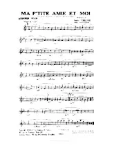 download the accordion score Ma p'tite amie et moi (Arrangement : Camille Sauvage) (Valse) in PDF format