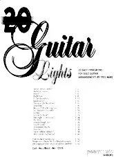 télécharger la partition d'accordéon 20 Guitar Lights (20 titres) au format PDF