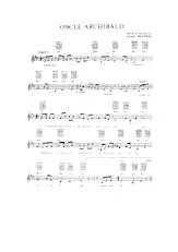 télécharger la partition d'accordéon Oncle Archibald au format PDF