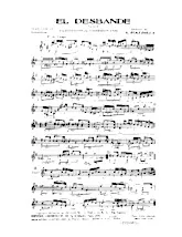 télécharger la partition d'accordéon El Desbande (Tango) au format PDF