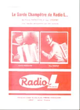 télécharger la partition d'accordéon Le Garde Champêtre de Radio L (Marche) au format PDF