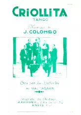 télécharger la partition d'accordéon Criollita (Tango) au format PDF