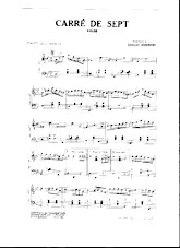 scarica la spartito per fisarmonica Carré de sept (Valse) in formato PDF