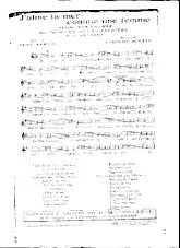 télécharger la partition d'accordéon J'aime la mer comme une femme (De l'Opérette : Un de la Canebière) (Slow Fox Chanté) au format PDF