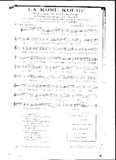 download the accordion score La rose rouge (Mon coeur est une rose rouge) (De l'Opérette : Zou Le Midi bouge) (Arènes joyeuses) (Rumba Chantée) in PDF format