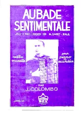 download the accordion score Aubade sentimentale (Arrangement : Alfaro) (Valse Musette) in PDF format