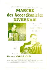 télécharger la partition d'accordéon Marche des accordéonistes Nivernais au format PDF