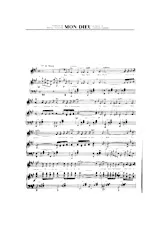 scarica la spartito per fisarmonica Mon Dieu (Interprète : Edith Piaf) (Slow) in formato PDF