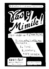 descargar la partitura para acordeón Va s'y Mimile + Fête aux Arènes (Paso Doble) en formato PDF
