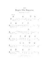 télécharger la partition d'accordéon Begin The Beguine (Chant : Frank Sinatra) au format PDF