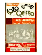 scarica la spartito per fisarmonica Solo Quiero (Orchestration) (Tango) in formato PDF