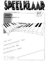 télécharger la partition d'accordéon Speelklaar (Volume 217) (4 titres) au format PDF