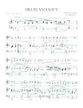 descargar la partitura para acordeón Blue Velvet (Slow) en formato PDF