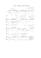 download the accordion score Ma Philosophie in PDF format