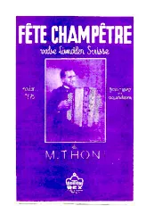 descargar la partitura para acordeón Fête champêtre (Valse Ländler Suisse) (Chilbi Ländler) en formato PDF