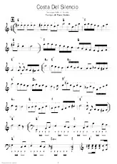 télécharger la partition d'accordéon Costa del Silencio (Paso Doble) au format PDF