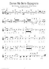 descargar la partitura para acordeón Danse ma belle Espagnole (Paso Doble) en formato PDF