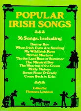 télécharger la partition d'accordéon Popular Irish Songs (Edited by : Florence Leniston) (36 titres) au format PDF