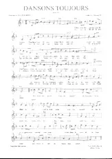 scarica la spartito per fisarmonica Dansons toujours (Marche) in formato PDF