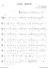 descargar la partitura para acordeón Plaisir Musette (Arrangement : Pascal Beignet) (Valse) en formato PDF