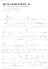 download the accordion score Ah si j'avais 1 franc cinquante (Adaptation française de Whispering) (Interprète : Boris Vian) (Marche Rapide) in PDF format