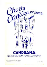 télécharger la partition d'accordéon Candsana (Célèbre Mazurka) au format PDF