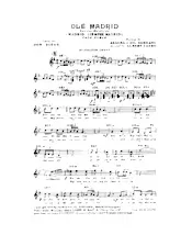 scarica la spartito per fisarmonica Olé Madrid (Sur les motifs de : Madrid siempre Madrid) (Arrangement : Albert Lasry) (Paso Doble) in formato PDF