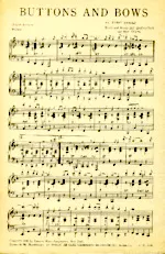 descargar la partitura para acordeón Buttons and bows (Arrangement : Harry Arnold) (Partie : Piano) en formato PDF