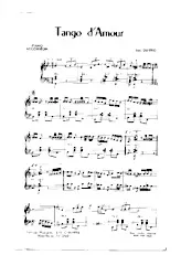 download the accordion score Tango d'amour + Pouquoi chérie (Tango) in PDF format