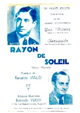 download the accordion score Rayon de soleil (Créée par : Gus Viseur et Fernando) (Valse Musette) in PDF format