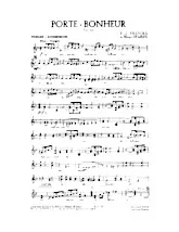 scarica la spartito per fisarmonica Porte bonheur (Fox Trot) in formato PDF
