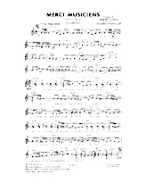 télécharger la partition d'accordéon Merci Musiciens (Paso Doble) au format PDF