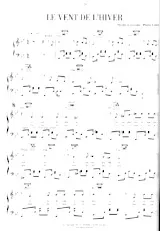 download the accordion score Le vent de l'hiver in PDF format
