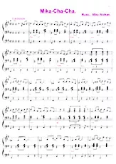 download the accordion score Mika Cha Cha in PDF format