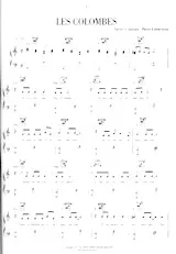 descargar la partitura para acordeón Les colombes en formato PDF