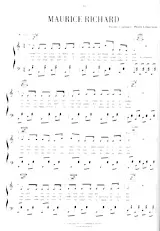 scarica la spartito per fisarmonica Maurice Richard in formato PDF