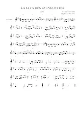 descargar la partitura para acordeón La java des guinguettes en formato PDF