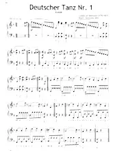 descargar la partitura para acordeón Deutscher Tanz Nr 1 (Arrangement : Alexander Jekic) (Classique) en formato PDF