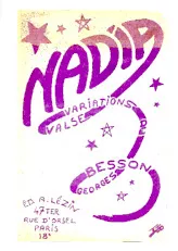 download the accordion score Nadia (Valse à Variations) in PDF format
