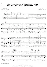 download the accordion score Get me to the church on time (Chant : Frank Sinatra) in PDF format