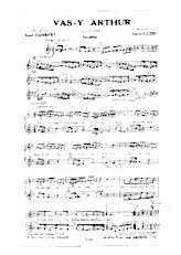 télécharger la partition d'accordéon Vas y Arthur (Orchestration) (Java Chantée) au format PDF