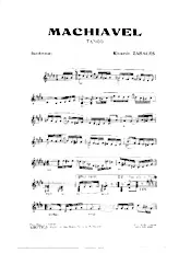 télécharger la partition d'accordéon Machiavel (Tango) au format PDF