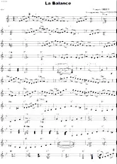 download the accordion score La Balance (Arrangement : Gérard Merson) (Valse) in PDF format