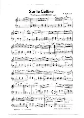 descargar la partitura para acordeón Sur la colline (Valse) en formato PDF